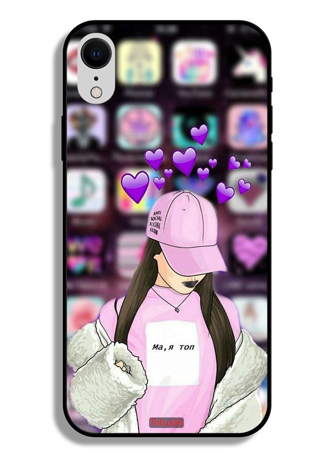 Tolwak Apple iPhone XR Protective Case Anti Social Club  - Image 2