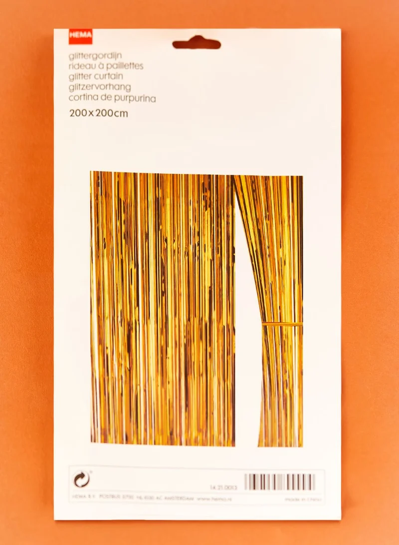 Hema Glitter Partyware Curtain