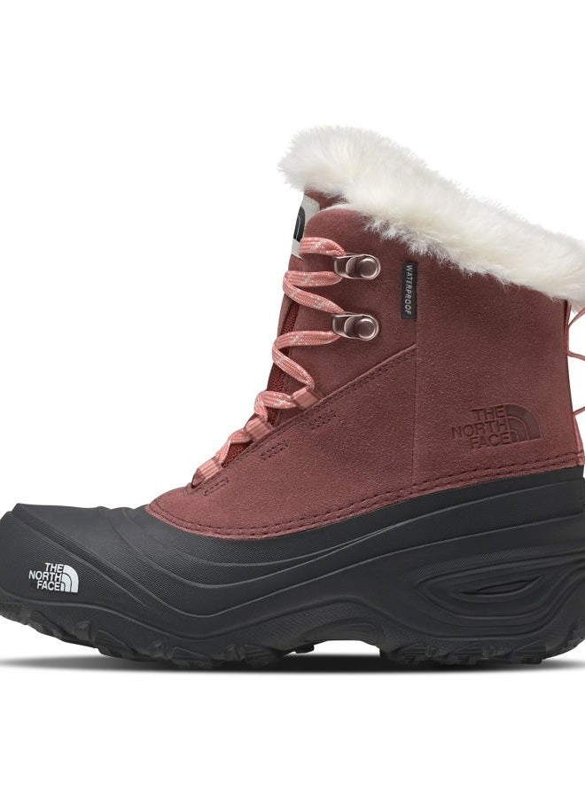 THE NORTH FACE Kids Shellista V Lace Wp Snow Boot, Canyon Dust/Terracotta, 5 - Image 1