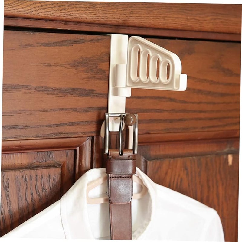 Heavy Duty White Door Hook Hanger Rack Multi Functional For Clothes Towels Space Saving - Image 5