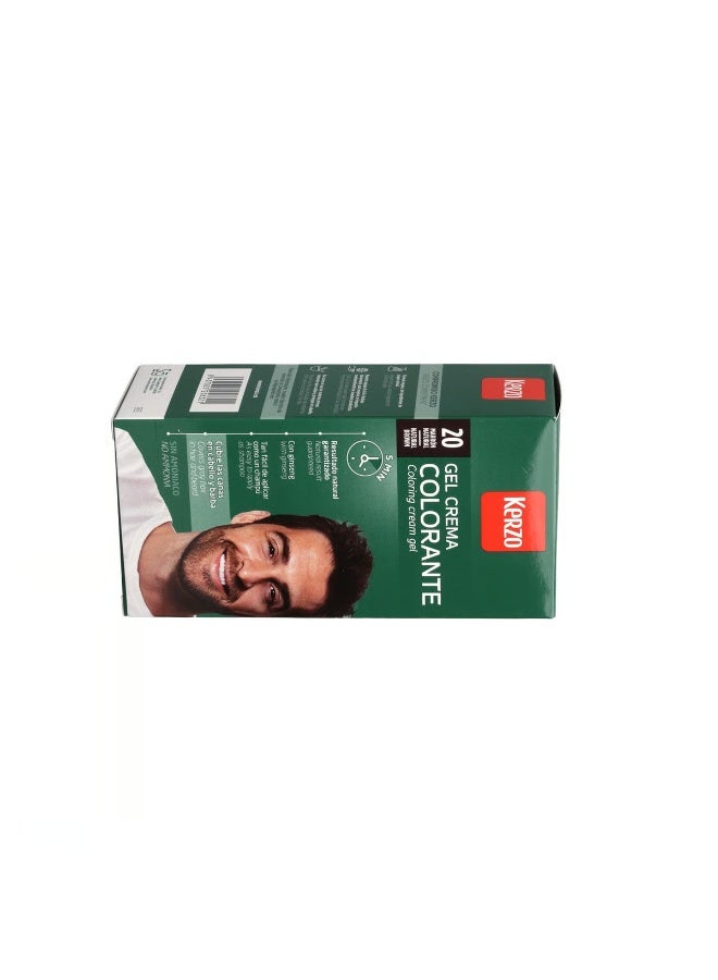 كريم تلوين الشعر للرجال من كيرزو، لون بني طبيعي 20 - Image 2