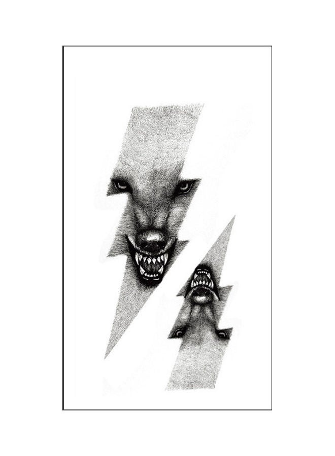 نيبمينينت ملصق تاتو مؤقت عصري مقاوم للماء أسود - Image 1