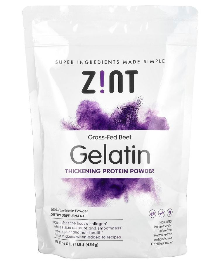 Gelatin Thickening Protein Powder Grass-Fed Beef 16 oz (454 g)