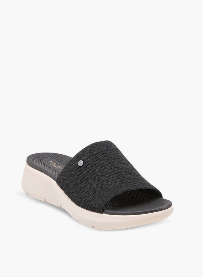 Flora Bella By Shoexpress Floral Bella Textured Slip-On Sandals  - Image 2