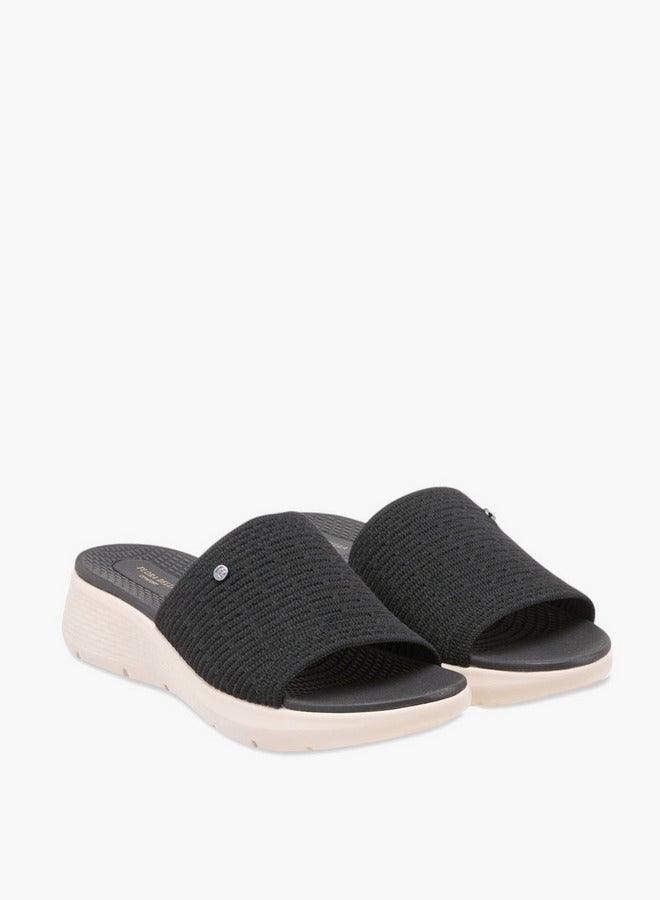 Flora Bella By Shoexpress Floral Bella Textured Slip-On Sandals  - Image 1