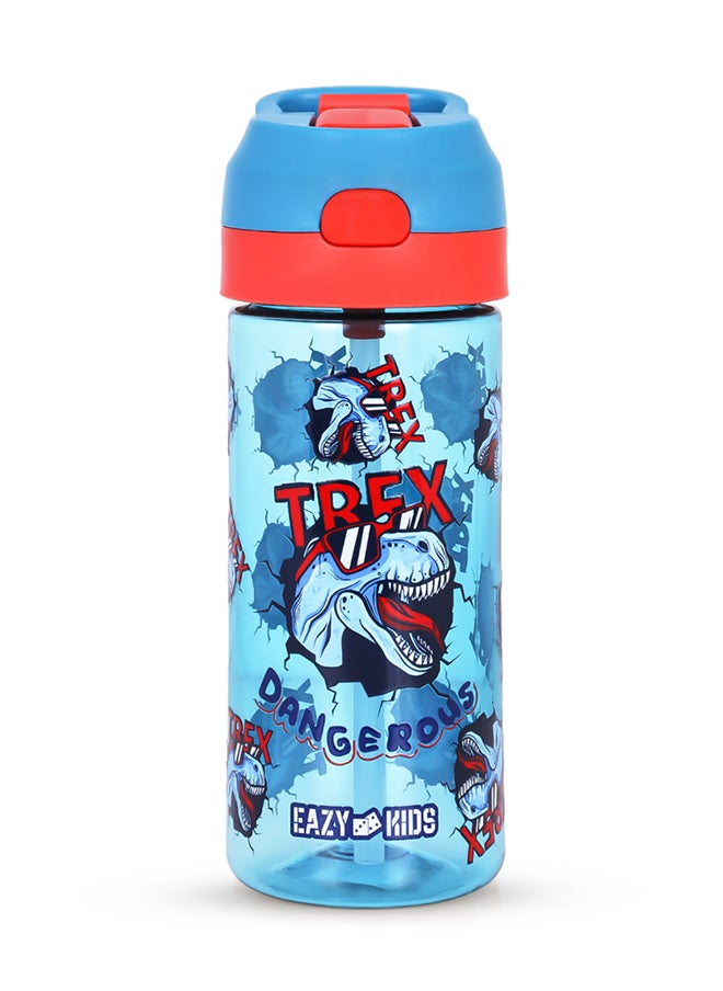 Eazy Kids Eazy Kids 6 & 4 Convertible Bento Lunch Box with Tritan 420ml Water Bottle and Sandwich Cutter Set - TREX Blue  - Image 5