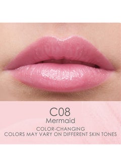 CATKIN CATKIN Lip Balm Tinted Color Changing Lipstick Ultra Hydrating Lip Moistrurizer Chapstick with Vitamin E Nourishing For Cracked & Dry Lips 0.12 oz C08 Mermaid  - Image 2