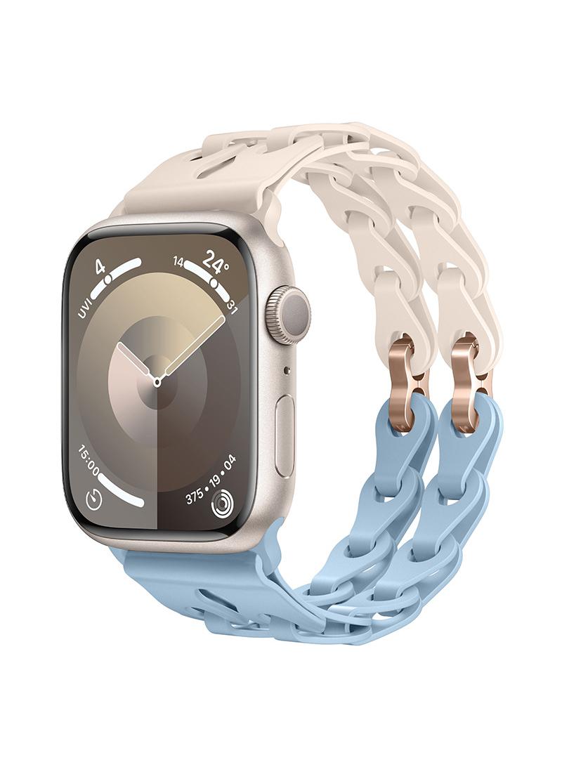 Y&D For Apple 38/40/41mm Fashion Hollow Silicone Bracelet Strap - Image 2