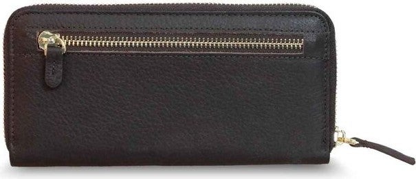 Guard Matte Brown Leather Women's Wallet  - Image 2