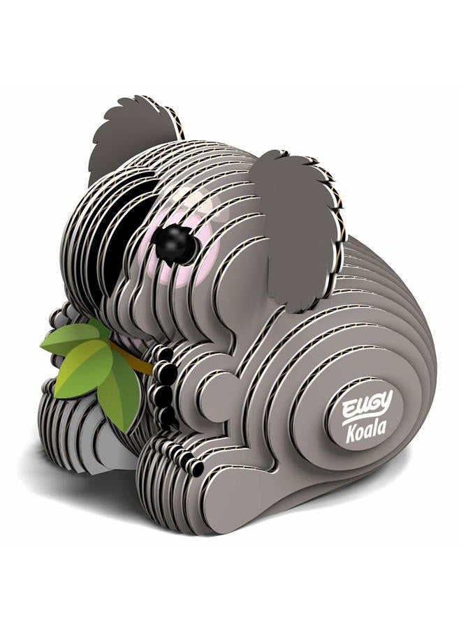 EUGY Koala 3D Puzzle, 30 Piece Eco-Friendly Educational Toy Puzzles for Boys, Girls & Kids Ages 6+ - Image 1