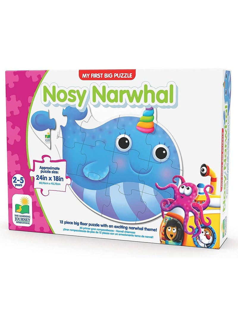 THE LEARNING JOURNEY My First Big Puzzle Nosy Narwhal - Image 1