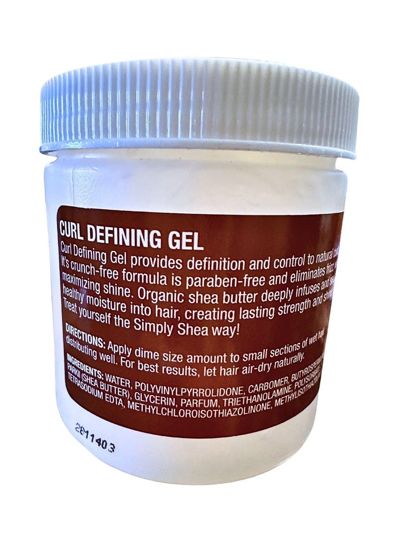 Simply Shea Curl Defining Gel with Organic Shea Butter (Paraben-free) - Frizz Control and Moisturizing Gel for Curly Hair (Pack of 3) 6 Oz, Clear - pzsku/Z9B4E00482C262E414E17Z/45/_/1739367432/f00f7a65-f4b0-4e9c-9ec2-54cfbc961c9b