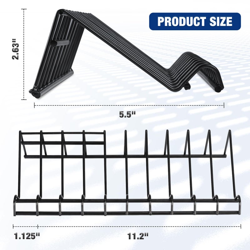 WORKPRO 2-Pack Plier Organizer Rack, Pliers Holder and Cutter Organizers, 20 Slots Tool Drawer Organizer, Plier Rack for Spring-Loaded, Regular and Wide-Handle Pliers (Pliers Not Included) - Image 2