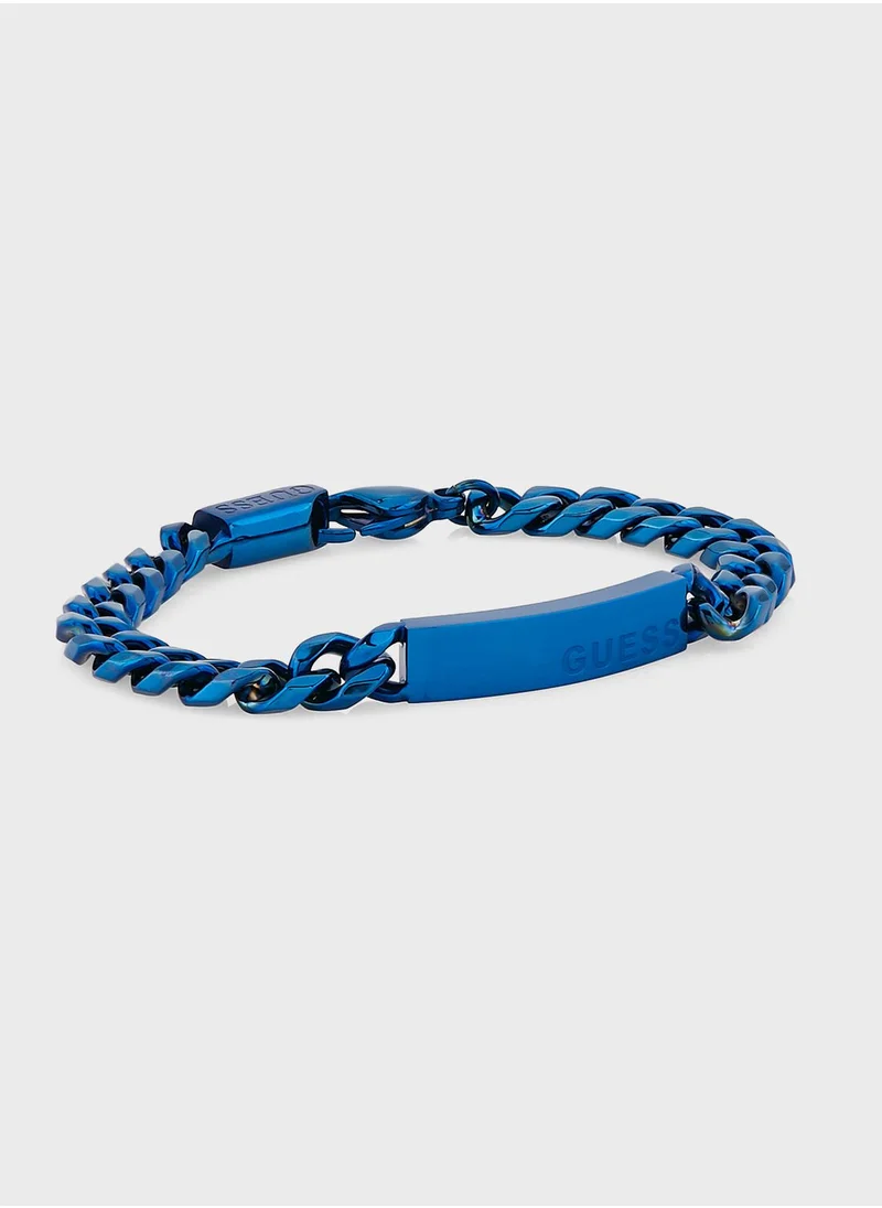 GUESS Juxb03004Jwblus Logo Bracelet