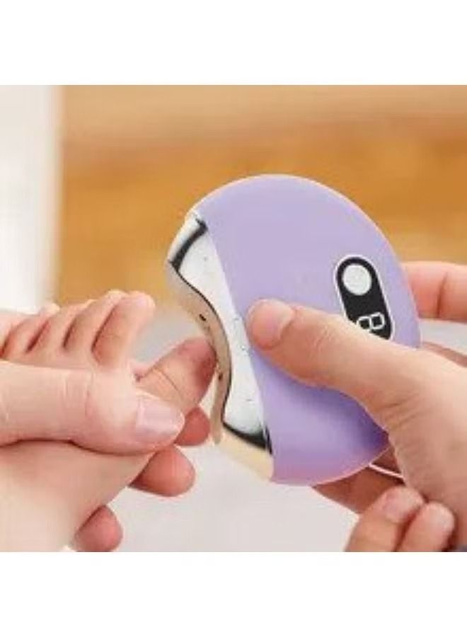 Electric Automatic Nail Clippers Scissors With Light For Baby Adult Care Multicolor - Image 2