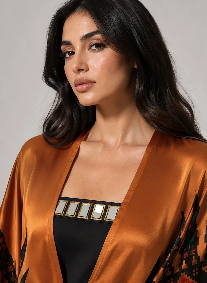 Ecstacy  Multiprint Kaftan for Women | Best Price UAE