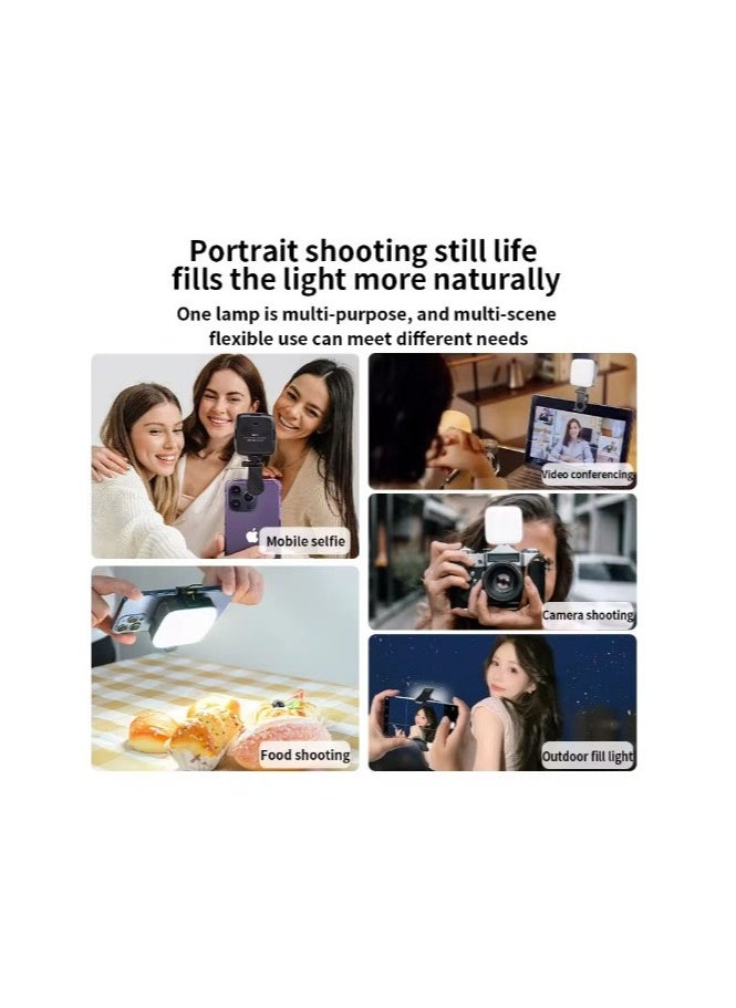 FEND Fend M11 Multi Purpose USB Rechargable Tricolour LED Video Light with Multiple Light Modes and Adjustable Clip  - Image 2