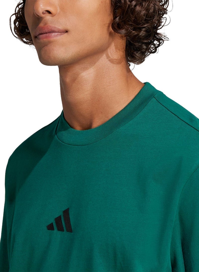 اديداس تيشيرت بشعار صغير من جيرسي مفرد - Image 3