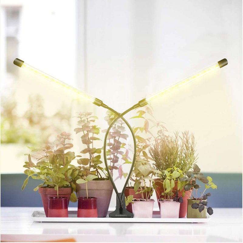 bseah Grow Light Plant Light Indoor Plants, Full Spectrum Clip Plant Lamp, 10-Level Dimmable, Auto ON & Off Timer (2 Pack) - Image 5