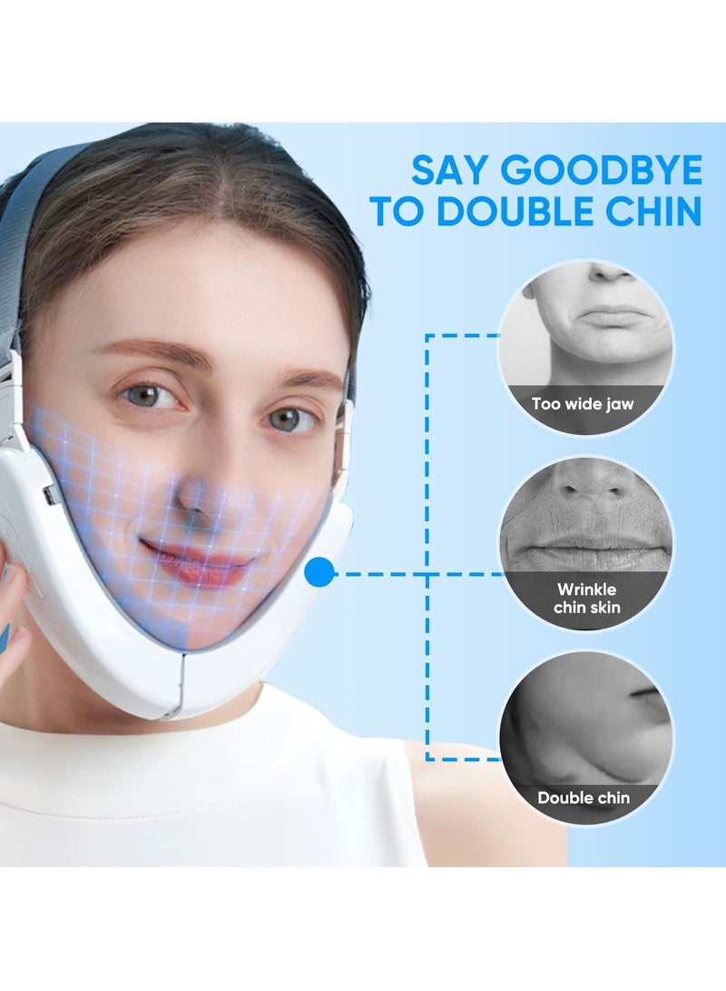 Y&D Electric V-Face Machine Shaping Face Lifting Device Double Chin Reducer Beauty V Massager Tool Anti Wrinkle Machine with Blue Light  - Image 2