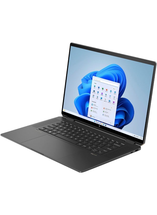 HP كمبيوتر محمول Spectre x360 2 في 1 قابل للتحويل بشاشة مقاس 16 بوصة ومعالج Core Ultra 7-155H وذاكرة وصول عشوائي 16 جيجابايت ومحرك أقراص SSD سعة 1 تيرابايت وبطاقة رسومات Intel Arc وWindows 11 - Image 3