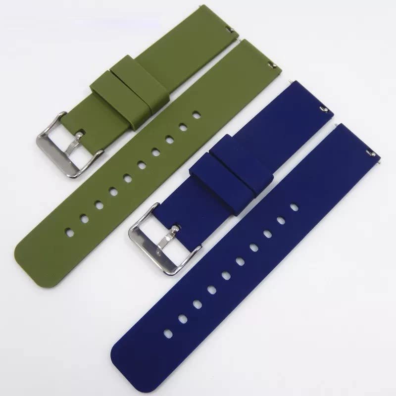 Humble 24mm Silicone Watch Strap Compatible with Fire-Boltt Ring 3, Quick Release Comfortable and Durable for Men & Women - Image 3