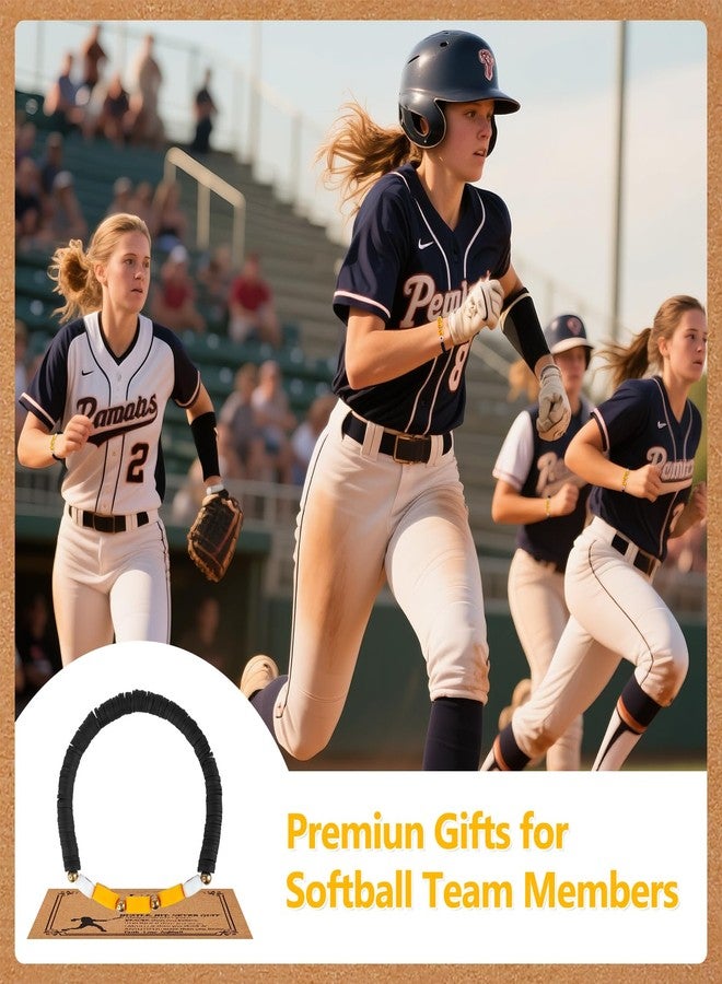 DAECHAO 20 Set Softball Bracelets Bulk Softball Gifts for Team, Adjustable Bead Ball Team Gifts Charm Bracelets with Inspirational Card, Suitable for Team Ball Lovers Players Sport Party Favor - Image 5