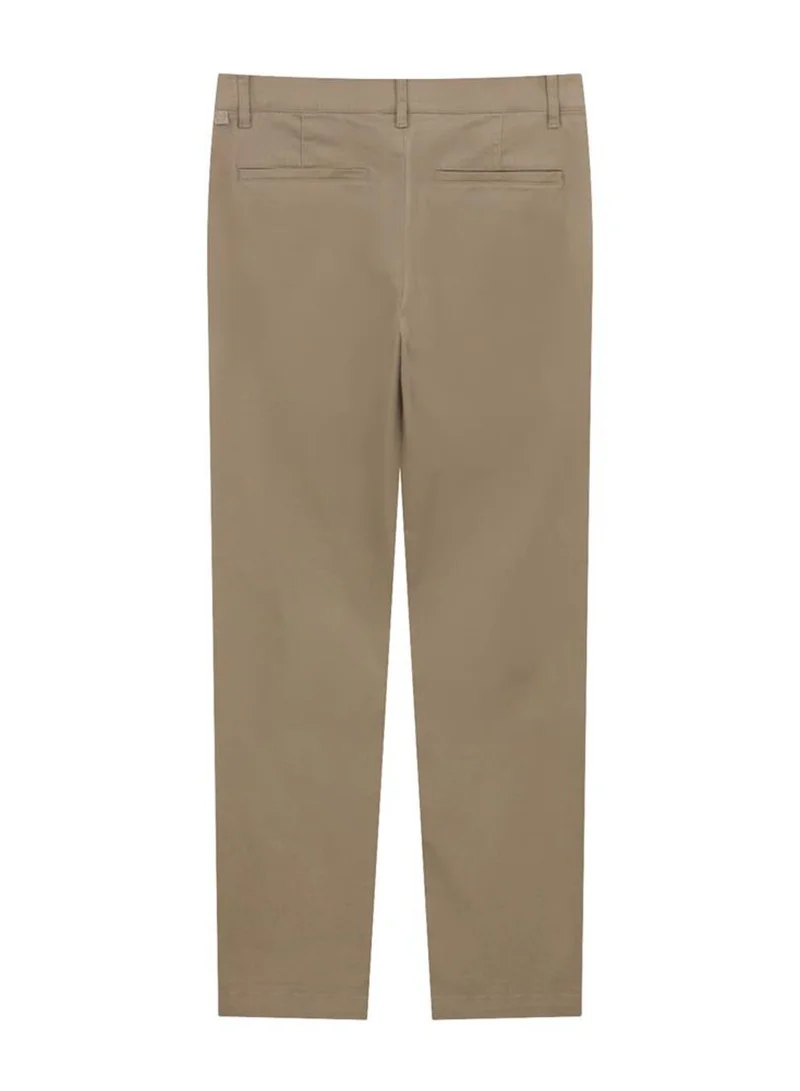 جيوردانو بنطلون رجالي قطني بقصة ضيقة وخصر منخفض