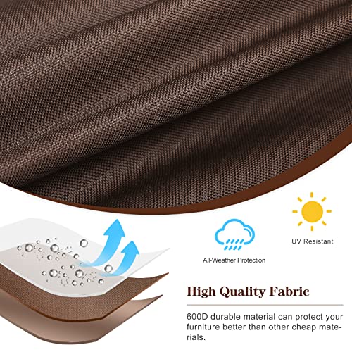 BRIVIC Air Conditioner Covers for Outside Unit Winter AC Covers for Outdoor Fits up to 24 x 24 x 30 inches - Image 3