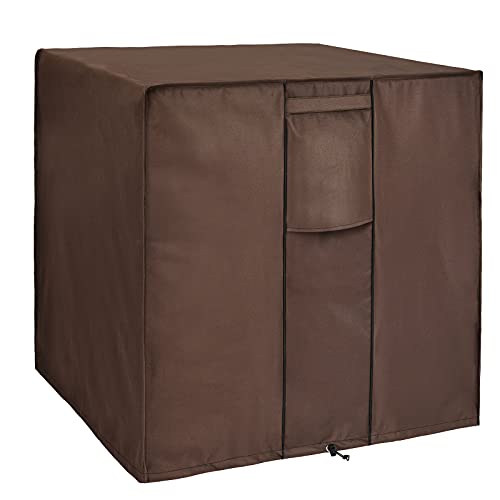 BRIVIC Air Conditioner Covers for Outside Unit Winter AC Covers for Outdoor Fits up to 24 x 24 x 30 inches - Image 1