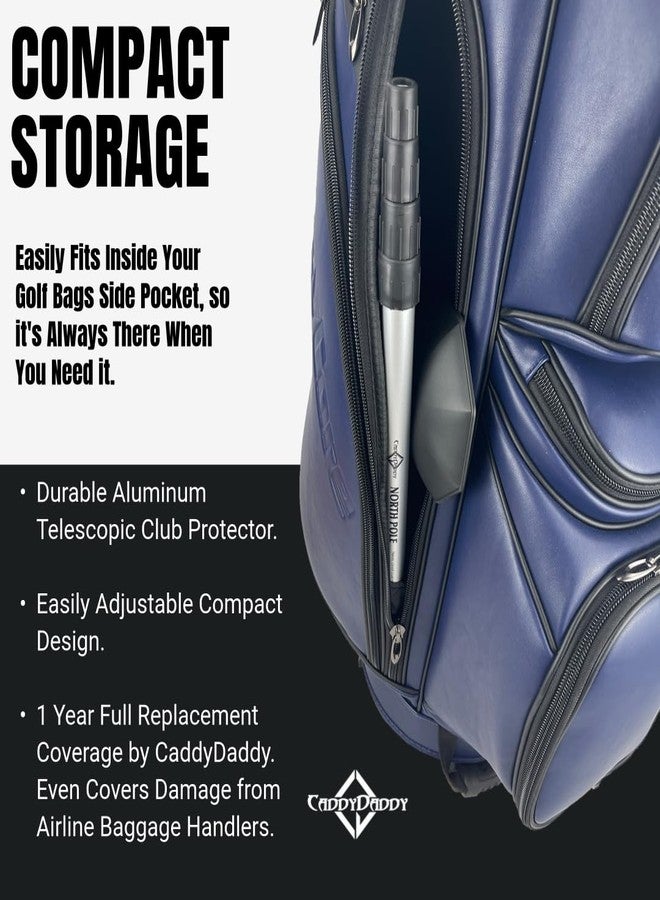 CaddyDaddy North Pole Golf Club Protector Travel Support Arm | August 2024 - New Upgraded Model Stronger Attachment Mechanism, Custom ABS Molds & Improved Impact Stress Points | 1 Year Full Replacement Coverage - Image 3