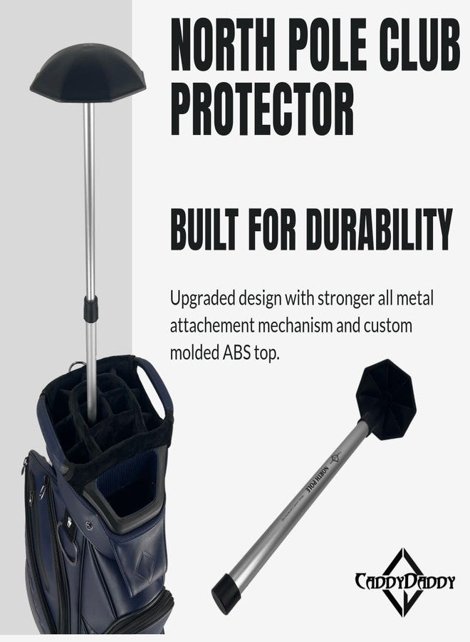 CaddyDaddy North Pole Golf Club Protector Travel Support Arm | August 2024 - New Upgraded Model Stronger Attachment Mechanism, Custom ABS Molds & Improved Impact Stress Points | 1 Year Full Replacement Coverage - Image 2