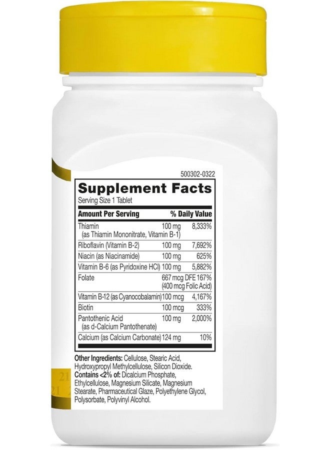 21st Century B 100 Complex Prolonged Release Caplets, 60 Count (Pack of 1) - Image 5