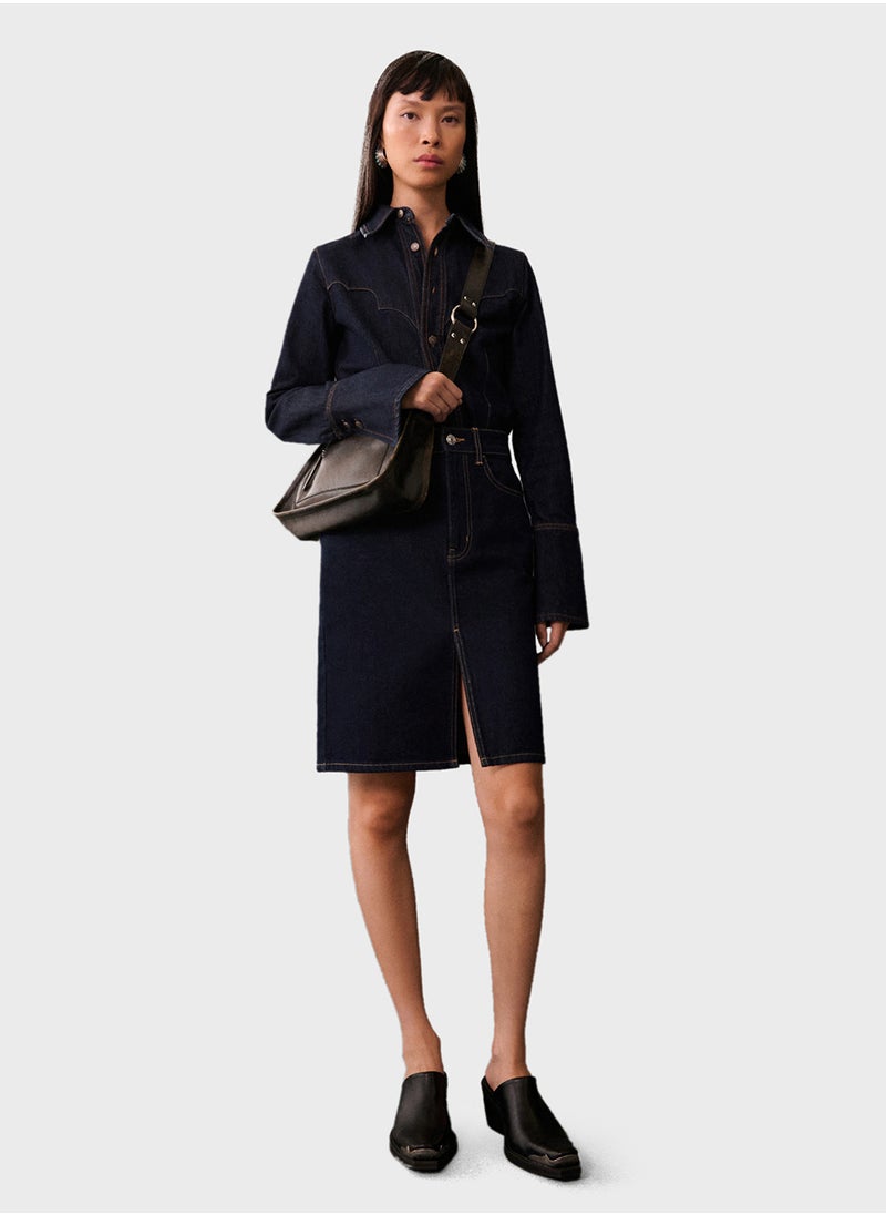 MANGO High Waist Skirt  - Image 4