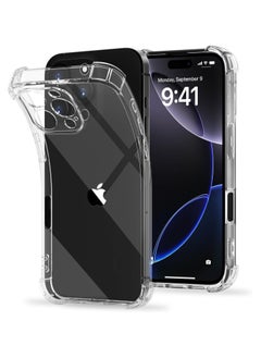 Transparent shockproof case compatible with iPhone 16 Pro Max