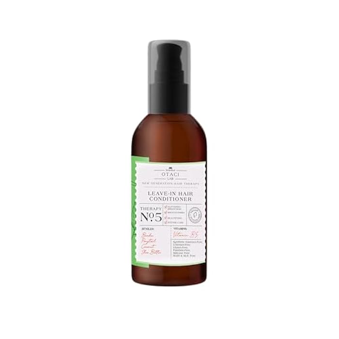 OTACI Lab No:5 Leave-In Hair Conditioner – Vegan, Sulfate-Free, Silicone-Free with Biotin, Bamboo, B5, Coconut & Shea Butter (150 ml) | SLS, SLES Free - Image 1
