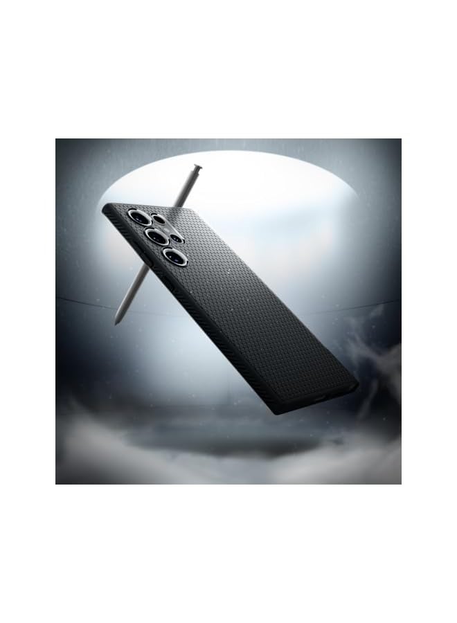 erorex Liquid Air designed for Galaxy S24 ULTRA case cover (2024) - Matte Black - Image 3