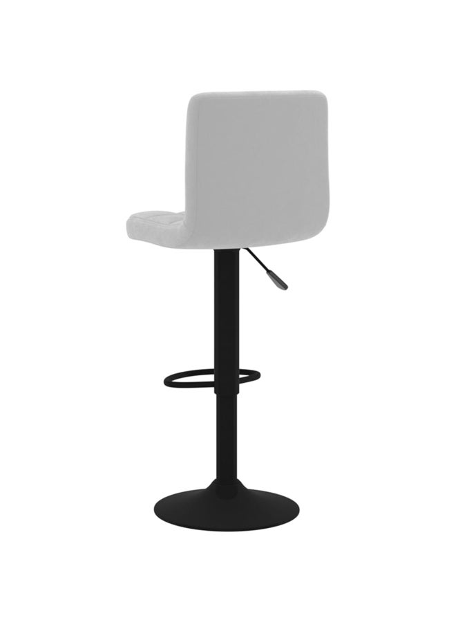 vidaxl Bar Stools 2 pcs Light Grey Velvet 334305 - Image 5
