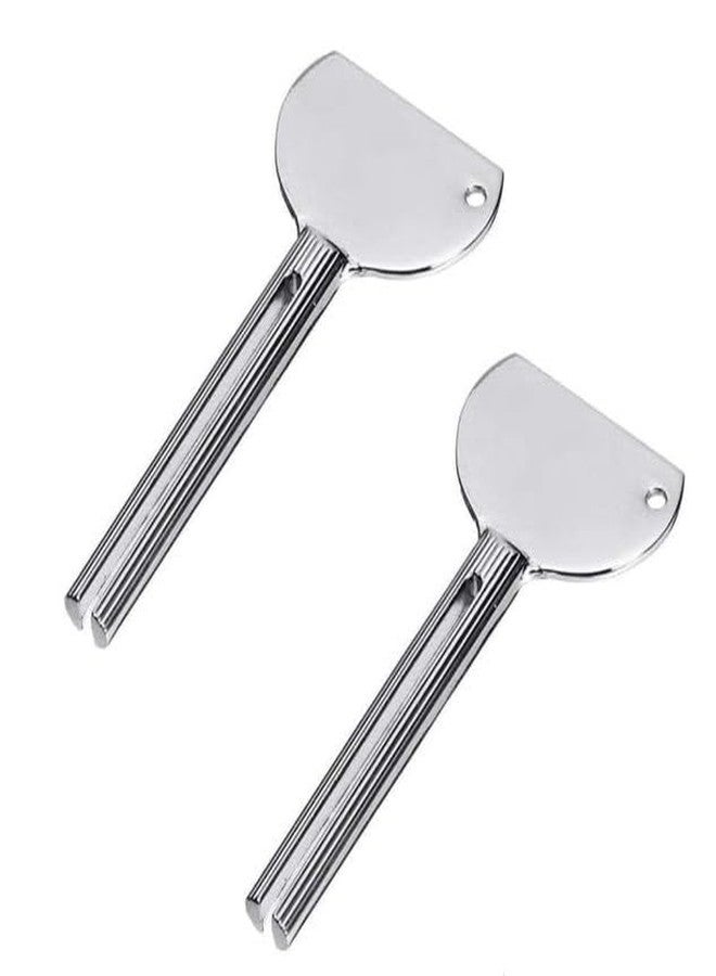 Tustao 2PCS Stainless Steels Metal Tube Squeezer Keys Tube Squeezer Tool, Salon Toothpaste Tube Squeezers Toothpaste Squeezer,Daily Living Tube Squeezing Aids - Image 1