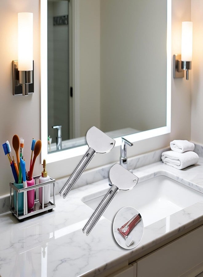 Tustao 2PCS Stainless Steels Metal Tube Squeezer Keys Tube Squeezer Tool, Salon Toothpaste Tube Squeezers Toothpaste Squeezer,Daily Living Tube Squeezing Aids - Image 5