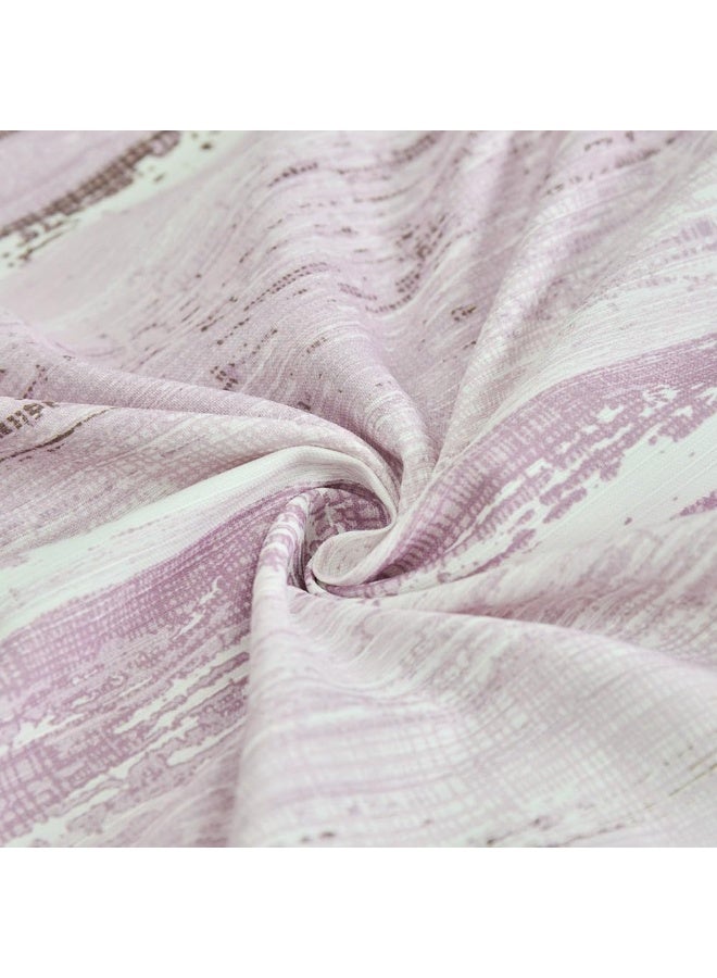 السرعوف الذهبية ستارة حمام GOLD MANTIS مقاس 71 × 71 بوصة (182 × 182 سم) - مقاومة للماء، خالية من التجاعيد، سريعة الجفاف، مصنوعة من البوليستر، مزودة بـ 12 فتحة معززة - تصميم مطبوع عصري (لون موريسون البني) - Image 3