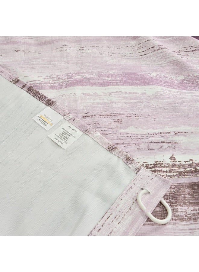 السرعوف الذهبية ستارة حمام GOLD MANTIS مقاس 71 × 71 بوصة (182 × 182 سم) - مقاومة للماء، خالية من التجاعيد، سريعة الجفاف، مصنوعة من البوليستر، مزودة بـ 12 فتحة معززة - تصميم مطبوع عصري (لون موريسون البني) - Image 5