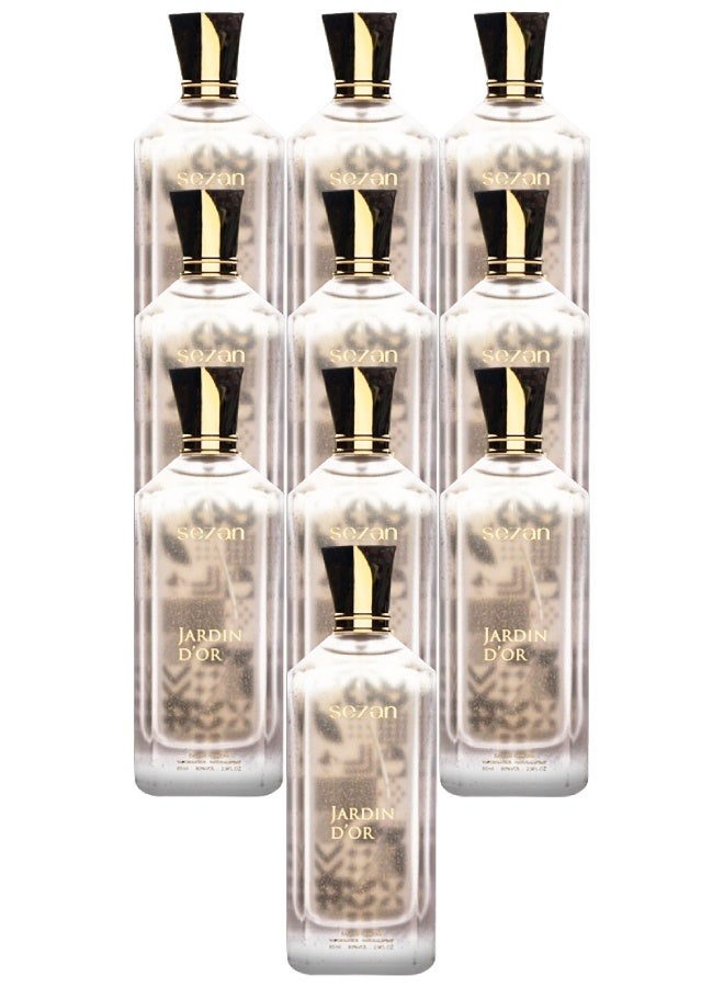 sezan 10 Pieces Jardin D or Perfume 85ML - Image 1
