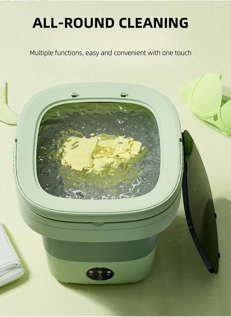 Hihonor Portable Washing Machine,Mini Washer,11l Upgraded Large Capacity Foldable Washer Deep Cleaning Of Underwear, Baby Clothes And Other Small Clothes.Suitable For Apartments, Dormitories, Hotels  - Image 4