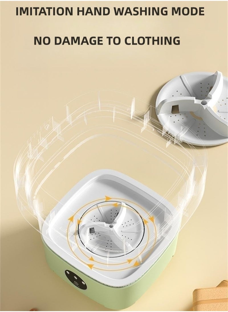 Hihonor Portable Washing Machine,Mini Washer,11l Upgraded Large Capacity Foldable Washer Deep Cleaning Of Underwear, Baby Clothes And Other Small Clothes.Suitable For Apartments, Dormitories, Hotels  - Image 5