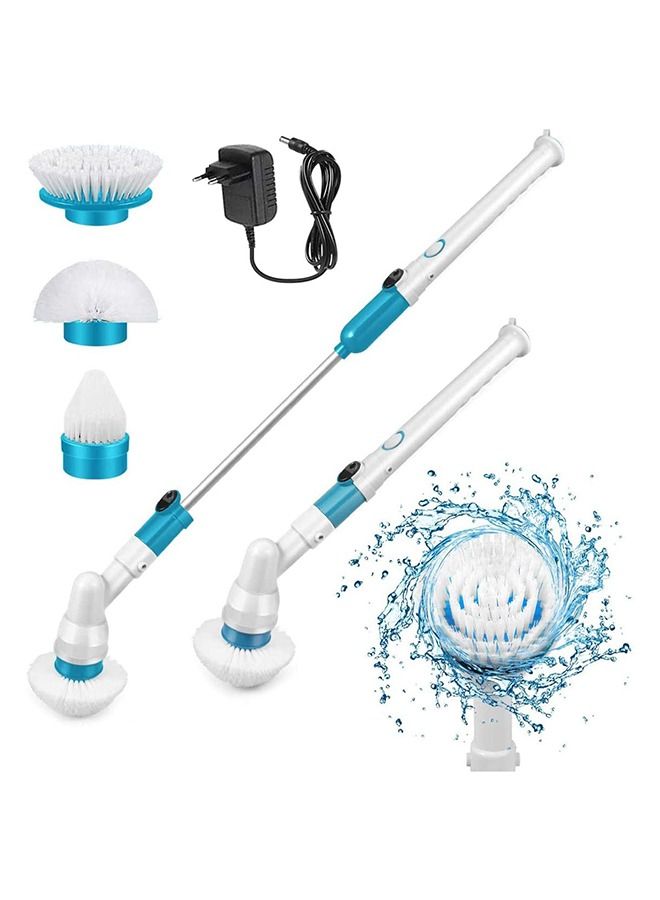 Rechargeable Extendable Clean Tool Scrubber Electric Spin Power Scrubbing Cleaning Brush for Floor Bathroom Wall Toilet Bathtub Swimming Pool Tire - Image 1