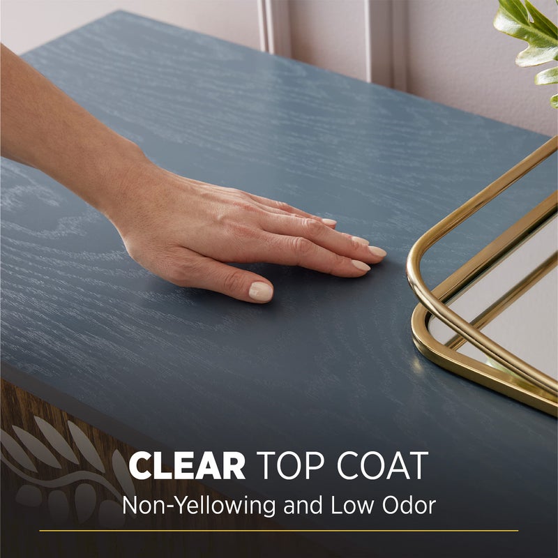 Minwax 233334444 Polycrylic Protective Wood Finish, Clear Satin, Â½ Pint - Image 2