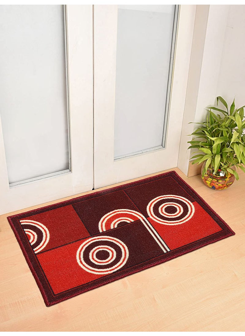 Status Contract STATUS Nylone Printed Carpet Runners in Kitchen Home Bedside Living Office Restaurant Entrance Area Anti Slip Floor Mat (1.25 * 1.91 Feet)  - Image 1