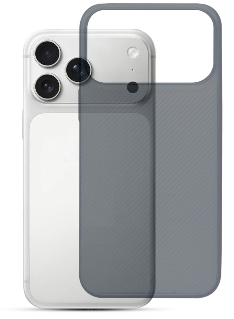 Case Cover for iPhone 17 Pro, Air Skin Line Design Back Cover, Sturdy Durable Ultra-Thin Case, Drop Protection Cover Clear - Midnight Blue - Image 1