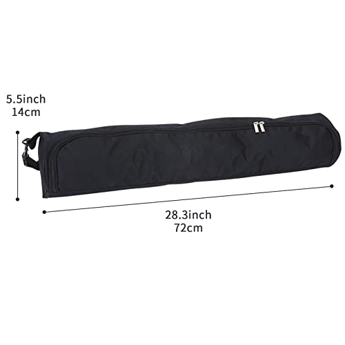 Ogetok Yoga Mat Bag, Full Zip Exercise Yoga Mat Carrier Bag with Adjustable Strap, Waterproof Yoga Mat Carry Bag Strap for Most Yoga Mats to Gym Class Beach Park Travel for Women & Men (Black) - Image 2